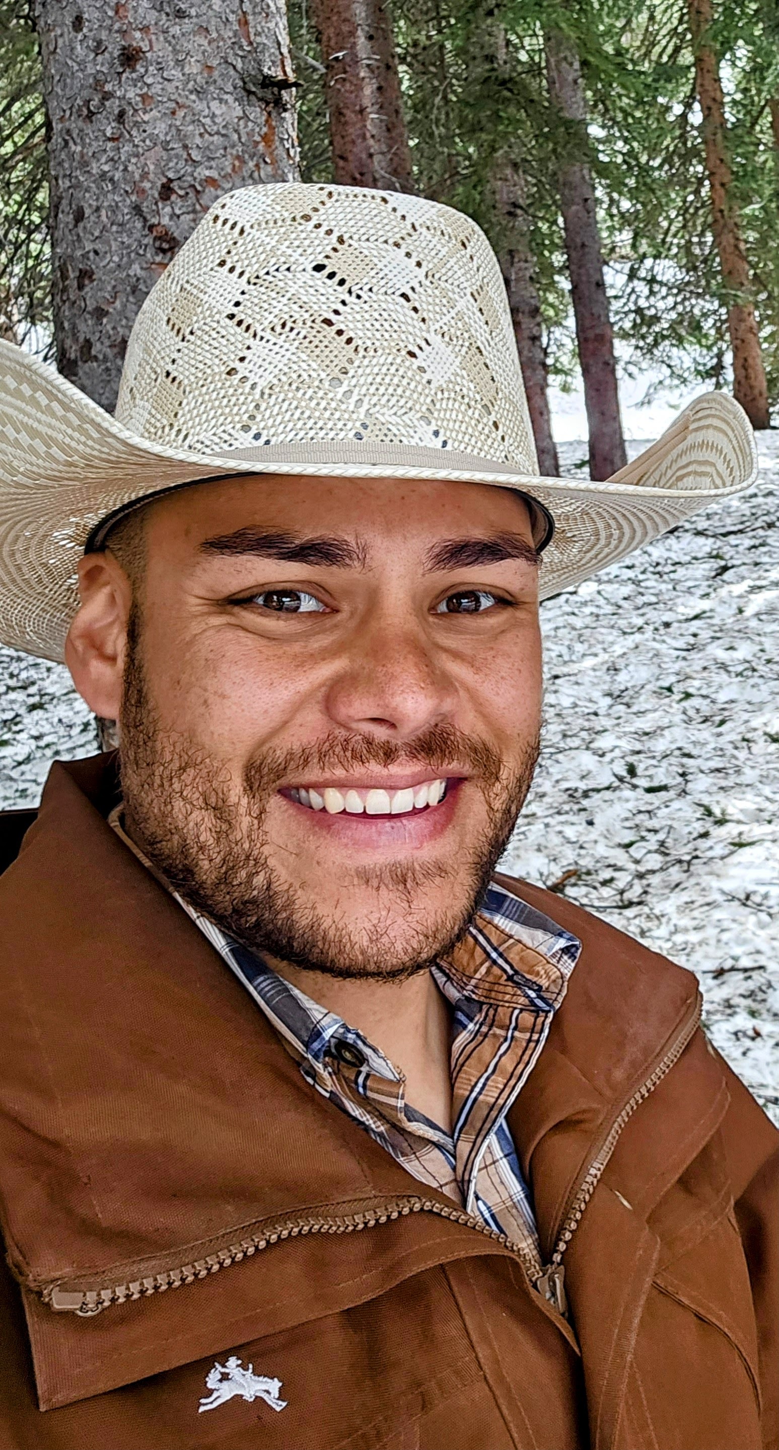 man with cowboy hat